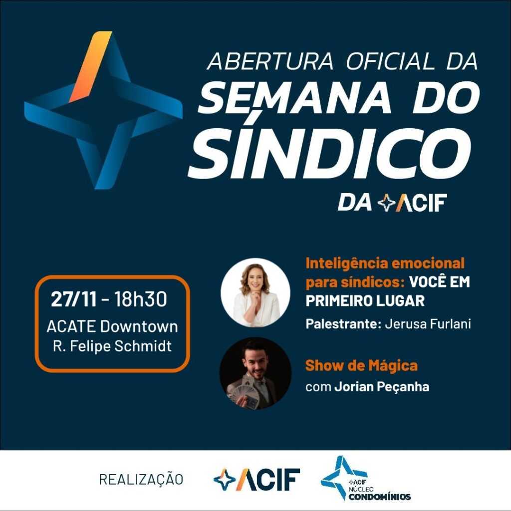 Abertura da Semana do Síndico