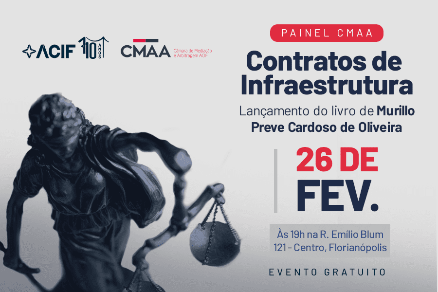 Painel CMAA + Lançamento do livro “Arbitragem e os Contratos de Infraestrutura”